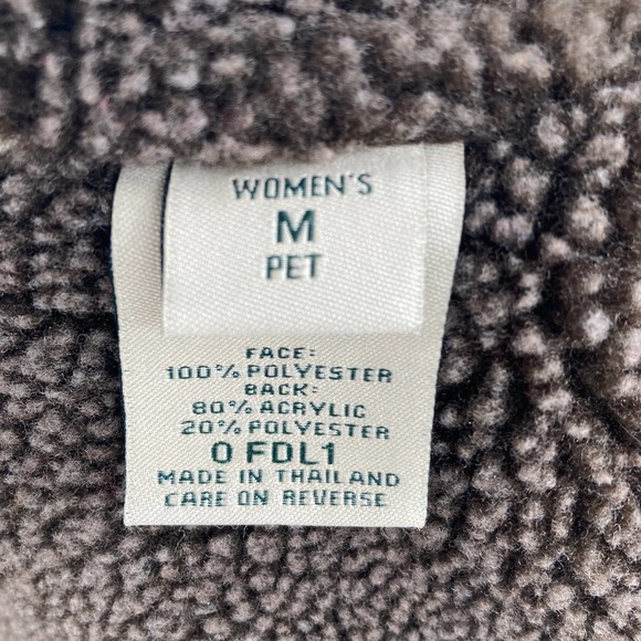 Women's L.L. Bean Faux Suede Sherpa Lined Winter Coat - Picture 9 of 10